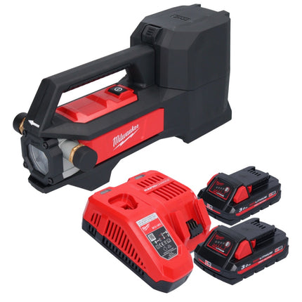 Bomba de trasvase a batería Milwaukee M18 BTP-302 18 V 1817 l/h + 2x baterías 3,0 Ah + cargador