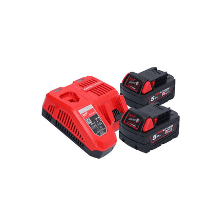 Bomba de trasvase a batería Milwaukee M18 BTP-502 18 V 1817 l/h + 2x baterías 5,0 Ah + cargador