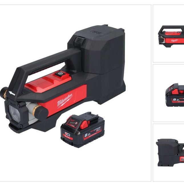 Milwaukee M18 BTP-801 Akku Transferpumpe 18 V 1817 l/h + 1x Akku 8,0 Ah - ohne Ladegerät