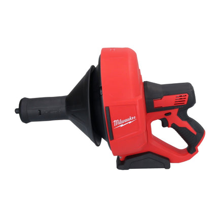 Limpiador de tuberías a batería Milwaukee M12 BDC8-502C 12 V + 2x baterías 5,0 Ah + cargador + espiral + cubo