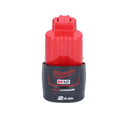 Milwaukee M12 PCG/310-201 Pistolet akumulatorowy 12 V 310 ml + 1x akumulator 2,0 Ah - bez ładowarki