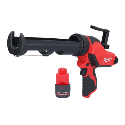 Milwaukee M12 PCG/310-251 Akku Kartuschenpresse 12 V 310 ml + 1x Akku 2,5 Ah - ohne Ladegerät