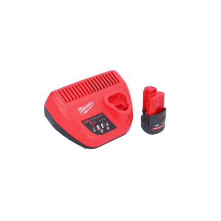 Milwaukee M12 PCG/310-251 Akumulatorowy pistolet na kartusze 12 V 310 ml + 1x akumulator 2,5 Ah + ładowarka