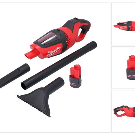 Milwaukee M12 HV-251 Akku Staubsauger 12 V + 1x Akku 2,5 Ah - ohne Ladegerät