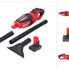 Milwaukee M12 HV-501 Akku Staubsauger 12 V + 1x Akku 5,0 Ah - ohne Ladegerät