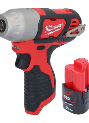 Avvitatore a impulsi a batteria Milwaukee M12 BIW38-201 12 V 135 Nm 3/8" + 1x batteria ricaricabile 2,0 Ah - senza caricabatterie