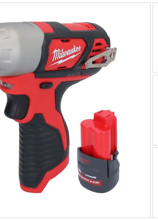 Milwaukee M12 BIW38-251 Akumulatorowy klucz udarowy 12 V 135 Nm 3/8˝ + 1x akumulator 2,5 Ah - bez ładowarki