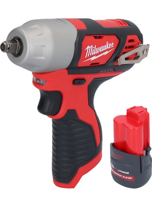 Milwaukee M12 BIW38-251 Akumulatorowy klucz udarowy 12 V 135 Nm 3/8˝ + 1x akumulator 2,5 Ah - bez ładowarki