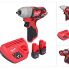 Milwaukee M12 BIW38-252 Akku Schlagschrauber 12 V 135 Nm 3/8˝ + 2x Akku 2,5 Ah + Ladegerät