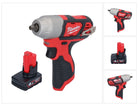 Milwaukee M12 BIW38-401 cordless impact wrench 12 V 135 Nm 3/8