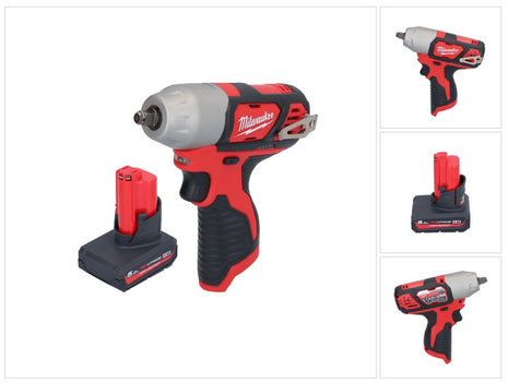 Milwaukee M12 BIW38-501 cordless impact wrench 12 V 135 Nm 3/8" + 1x rechargeable battery 5.0 Ah - without charger