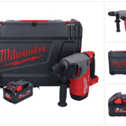 Milwaukee M18 ONEFHX-801X Cordless combi hammer 18 V 2.5 J SDS-Plus Brushless + 1x battery 8.0 Ah + HD box - without charger