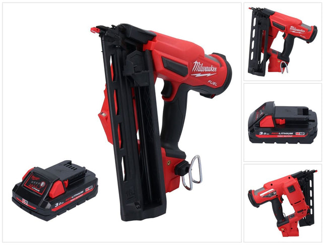 Milwaukee M18 FN16GA-301 Clavadora sin cable 18 V 32 - 64 mm sin escobillas + 1x batería recargable 3.0 Ah - sin cargador