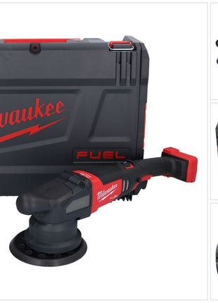 Milwaukee M18 FROP21-301X Akumulatorowa polerka mimośrodowa 18 V 150 mm bezszczotkowa + 1x akumulator 3,0 Ah + skrzynka HD - bez ładowarki