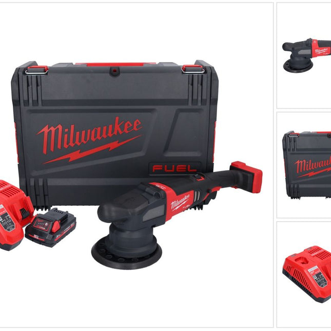 Milwaukee M18 FROP21-301X Akku Exzenter Polierer 18 V 150 mm Brushless + 1x Akku 3,0 Ah + Ladegerät + HD-Box