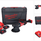 Milwaukee M18 FROP21-302X Akku Exzenter Polierer 18 V 150 mm Brushless + 2x Akku 3,0 Ah + Ladegerät + HD-Box