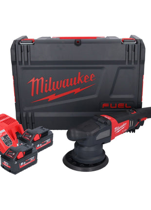 Milwaukee M18 FROP21-552X Akku Exzenter Polierer 18 V 150 mm Brushless + 2x Akku 5,5 Ah + Ladegerät + HD-Box