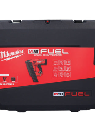 Milwaukee M18 FFN21-551C Gwoździarka akumulatorowa 18 V 50 - 90 mm bezszczotkowa + 1x akumulator 5,5 Ah + ładowarka + walizka