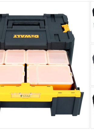 Cajón DeWalt DWST 1-70705 TSTAK III con 6 cajas insertables adicionales