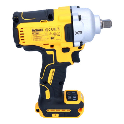 DeWalt DCF 892 E2 cordless impact wrench 18 V 812 Nm 1/2" brushless + 2x Powerstack battery 1.7 Ah + charger