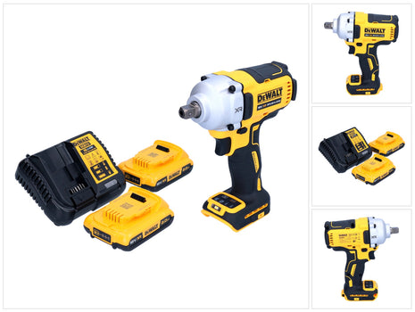 Avvitatore a impulsi a batteria DeWalt DCF 892 D2 18 V 812 Nm 1/2" brushless + 2x batteria ricaricabile 2,0 Ah + caricatore