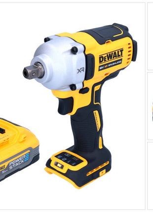 DeWalt DCF 892 N akumulatorowy klucz udarowy 18 V 812 Nm 1/2" bezszczotkowy + 1x akumulator Powerstack 5,0 Ah - bez ładowarki