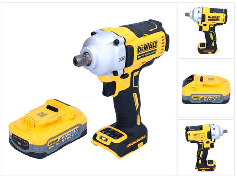 DeWalt DCF 892 N cordless impact wrench 18 V 812 Nm 1/2" brushless + 1x Powerstack battery 5.0 Ah - without charger