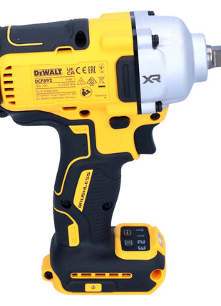 DeWalt DCF 892 N akumulatorowy klucz udarowy 18 V 812 Nm 1/2" bezszczotkowy + 1x akumulator Powerstack 5,0 Ah - bez ładowarki