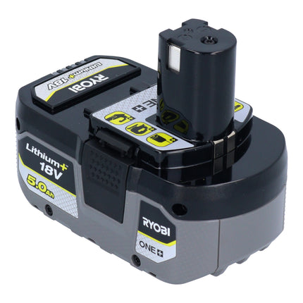 RYOBI RB18L50 rechargeable battery 18 V 5.0 Ah / 5000 mAh Li-Ion ( 5133002433 ) with charge level indicator