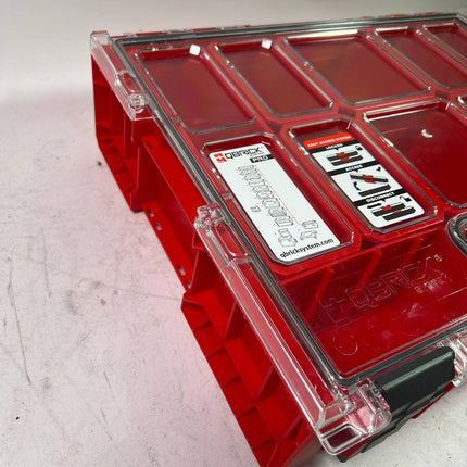 Qbrick System PRO 300 MFI RED ULTRA HD Organizer 9 l stapelbar IP54 - Beschädigt