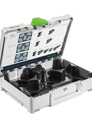 Festool SYS-STF-80x133/D125/Delta Systainer organizador abrasivo (576781) para lijadoras delta, lijadoras excéntricas, lijadoras orbitales, discos de lijado