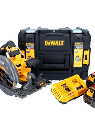 DeWalt DCS 579 T2T Akku Handkreissäge 54 V FlexVolt 190 mm Brushless + 2x Akku 6,0 Ah + Ladegerät + TSTAK