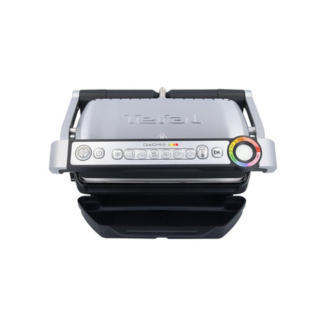 Tefal Optigrill+ GC712D34 Grill kontaktowy 2000 Watt 80 - 250 °C srebrny / czarny