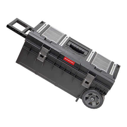 Toolbrothers RHINO XXL Trolley ECO Longer Work+ Cassetta porta attrezzi IP66 da 50 l con ruote su asse metallico e doppio manico telescopico