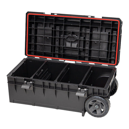Toolbrothers RHINO XXL Trolley ECO Longer Work+ Cassetta porta attrezzi IP66 da 50 l con ruote su asse metallico e doppio manico telescopico