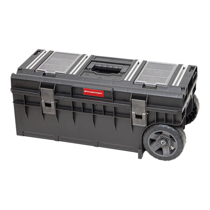 Toolbrothers RHINO XXL Trolley ECO Longer Work+ Cassetta porta attrezzi IP66 da 50 l con ruote su asse metallico e doppio manico telescopico
