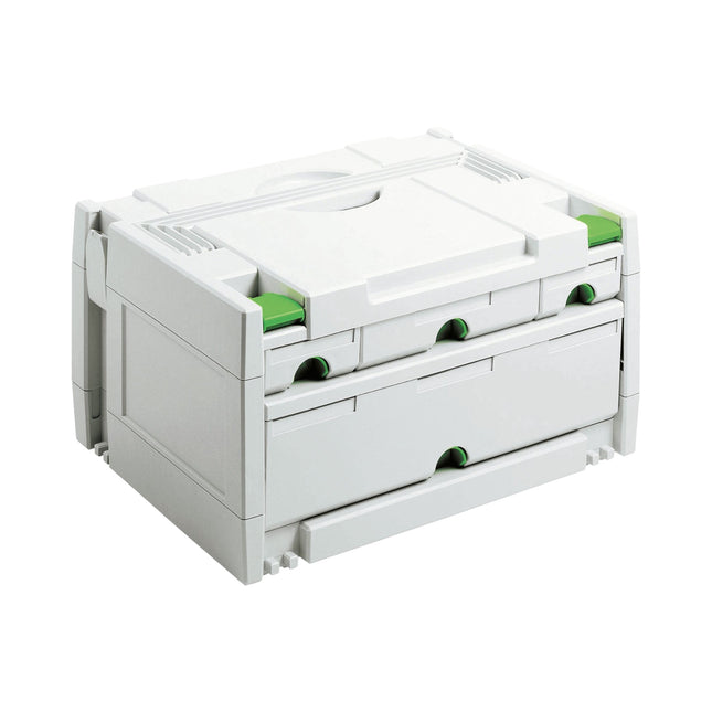 Festool SYS 3-SORT/4 SORTAINER Systainer tool case organiser ( 491522 ) 395 x 295 x 210 mm 4 drawers