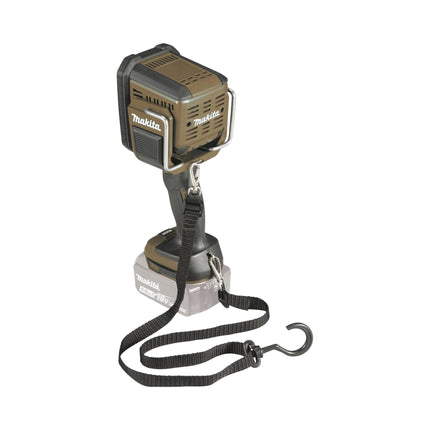 Makita DML 812 O Lámpara de mano inalámbrica 18 V 1250 lm LED Verde Oliva Outdoor Adventure Special Edition Solo - sin batería, sin cargador