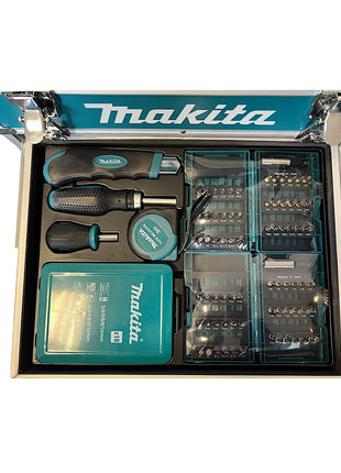 Makita DHP 482 RFX9 Perceuse-visseuse à percussion sans fil 18 V 62 Nm + 2x batterie 3,0 Ah + chargeur + kit d'accessoires + Coffret