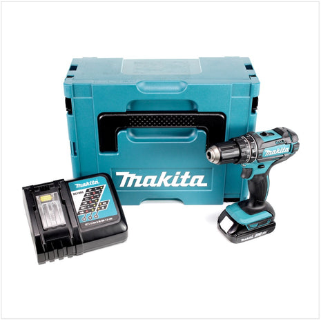 Makita DHP 482 RY1J Akku Schlagbohrschrauber 18V 62Nm im Makpac + 1x 1,5 Ah Akku + Ladegerät - Toolbrothers