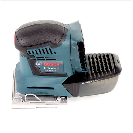 Bosch GSS 18V-10 Akku Schwingschleifer 18V + 2x Akku 6,0Ah + Ladegerät + L-Boxx - Toolbrothers