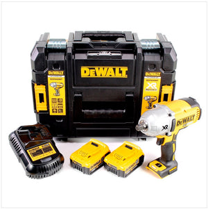 DeWalt DCF 899 M2 Akku Schlagschrauber 18V 1/2" 950Nm Brushless Kugelrastung + 2x Akku 4,0Ah + Ladegerät + TSTAK