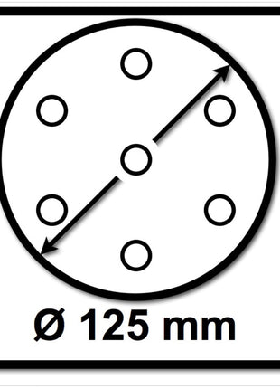 Bosch SIA Scheibe Keramik Schleifnetz 7500 125 mm Körnung P80 50 Stück ( F03E006897 ) - Toolbrothers