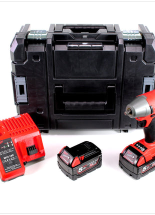 Milwaukee M18 FIWF 38-502 C Akku Schlagschrauber 18V 3/8" 284Nm Brushless + 2x Akku 5,0Ah + Ladegerät + TSTAK - Toolbrothers