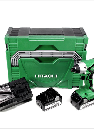 Hitachi WH 18 DGL 18V Akku Schlagschrauber - Solo im Hitachi System Case HSC Typ 2 + 2x Hitachi BSL 1850 18 V 5,0 Ah Akku + 1x Hitachi UC 18YFSL Akku Ladegerät 14,4 - 18 V - Toolbrothers