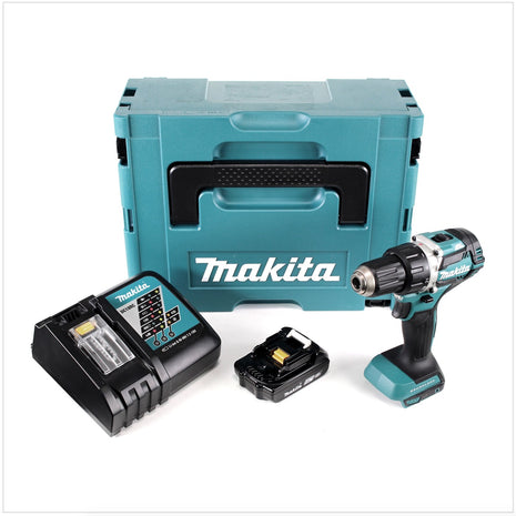 Makita DDF 484 RA1J Akku Bohrschrauber 18 V 54 Nm Brushless + 1x Akku 2,0 Ah + Ladegerät + Makpac - Toolbrothers