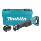 Makita DJR 186 T1K Akku Reciprosäge Säbelsäge 18 V + 1x Akku 5,0 Ah + Koffer - ohne Ladegerät - Toolbrothers
