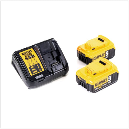 DeWalt DCP 580 P2 Akku Hobel 18V 82mm + 2x Akku 5,0Ah + Ladegerät + TSTAK - Toolbrothers