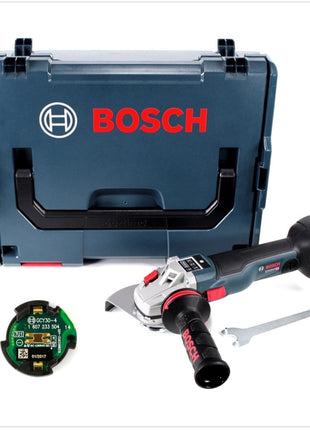 Bosch GWS 18 V-150 SC Professional Akku Winkelschleifer 150 mm Solo in L-Boxx mit GCY 30-4 Connectivity Modul ( 06019G34500 ) - ohne Akku, ohne Ladegerät - Toolbrothers