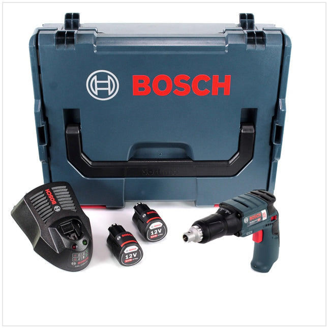 Bosch GTB 12V-11 Professional Akku Trockenbau Schrauber Brushless 11 Nm + L-Boxx + 2x Akku 2,5Ah Akku + 1x Ladegerät - Toolbrothers